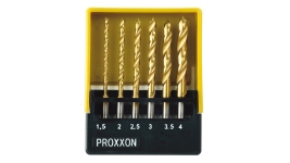 PROXXON 4528876 - 6-tlg. HSS Spiralbohrersatz mit Zentrierspitze